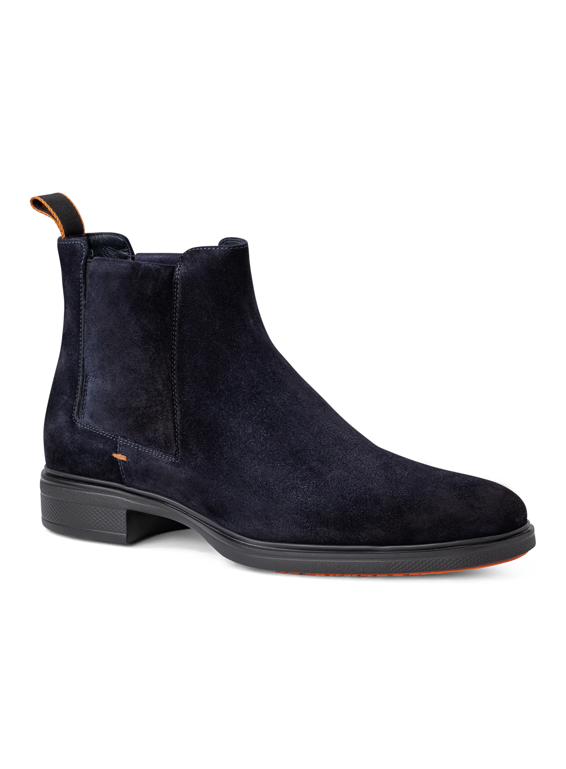 Chelsea boots van suède | BLUE NAVY