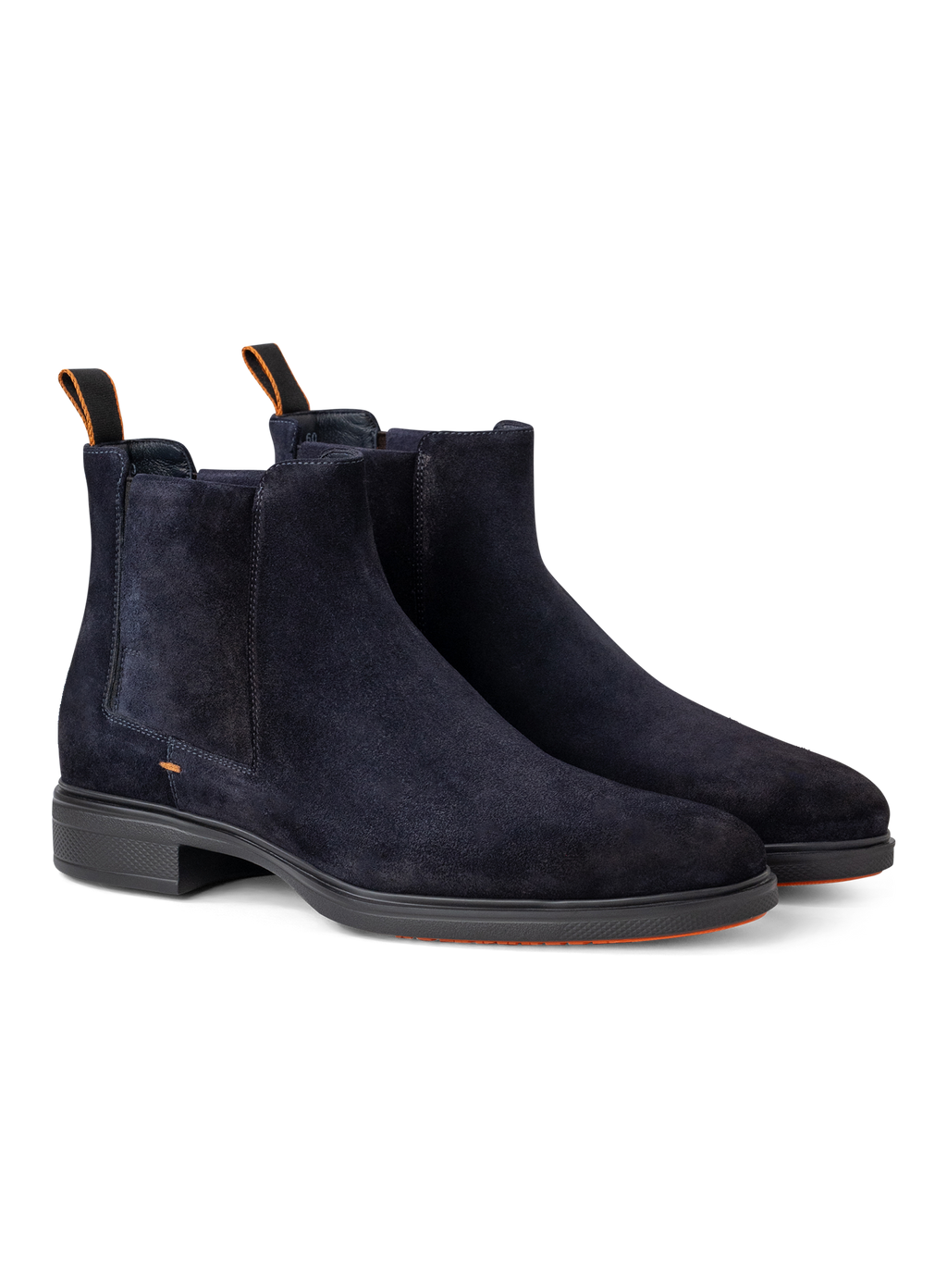 Chelsea boots van suède | BLUE NAVY