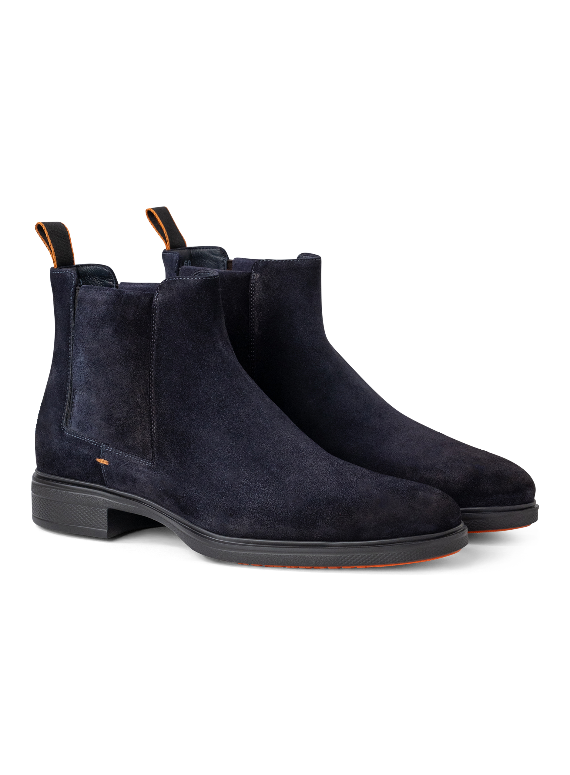 Chelsea boots van suède | BLUE NAVY