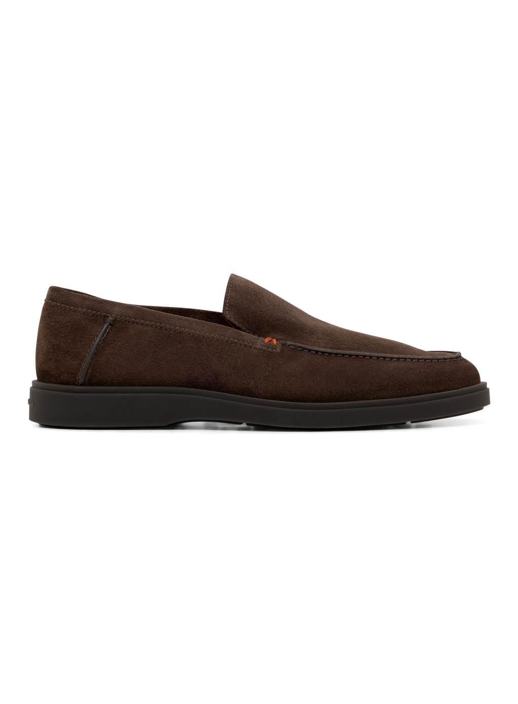 Suède loafers met rubberen zool | D.Bruin
