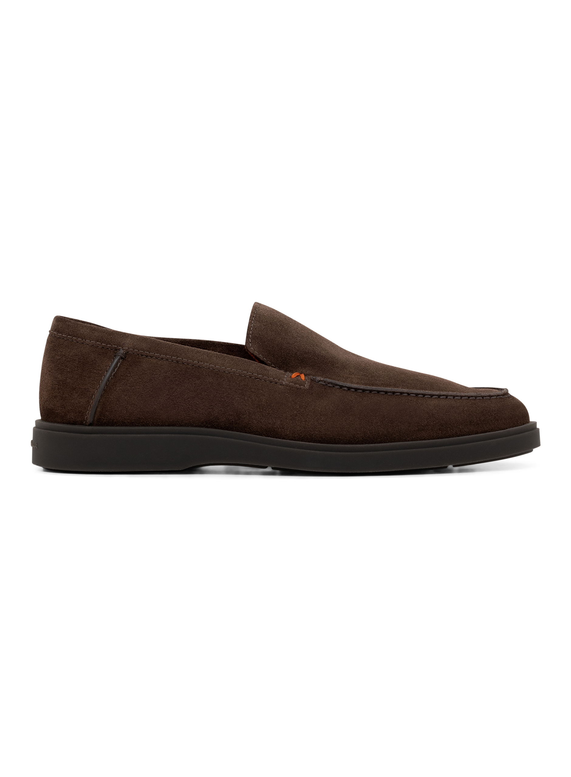 Suède loafers met rubberen zool | D.Bruin