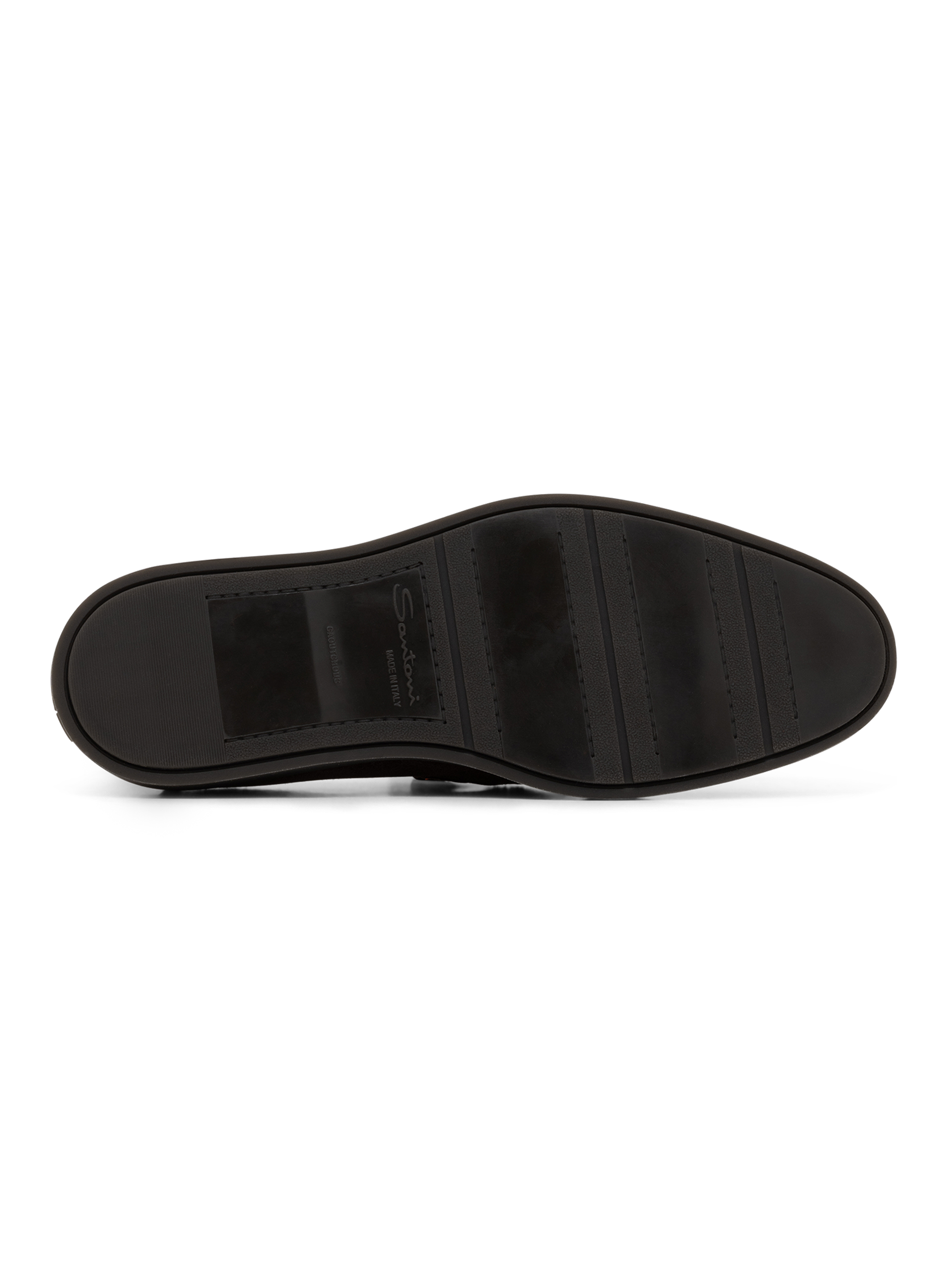 Suède loafers met rubberen zool | D.Bruin