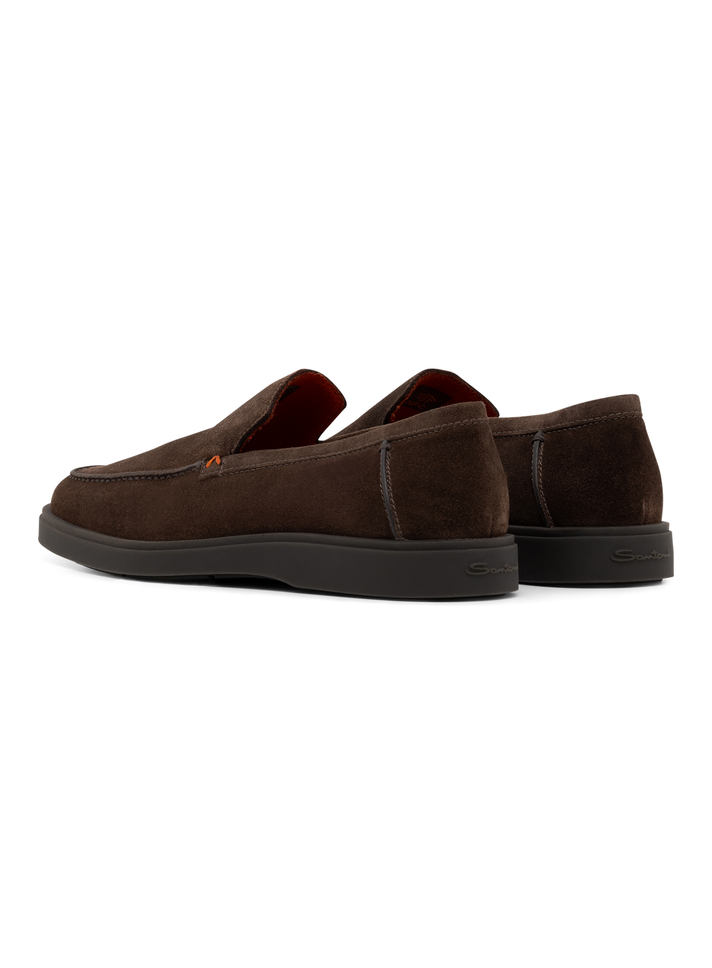 Suède loafers met rubberen zool | D.Bruin