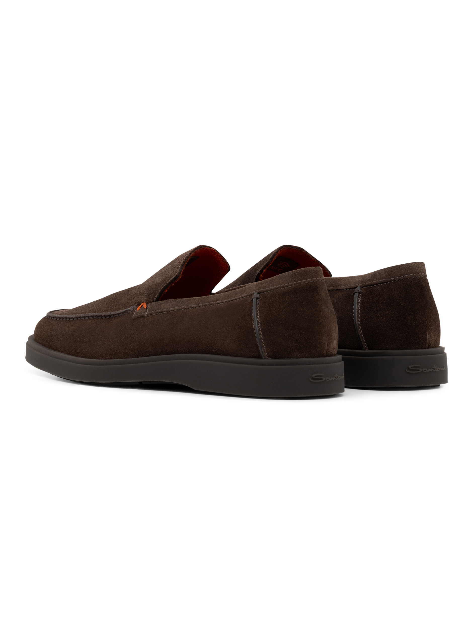 Suède loafers met rubberen zool | D.Bruin