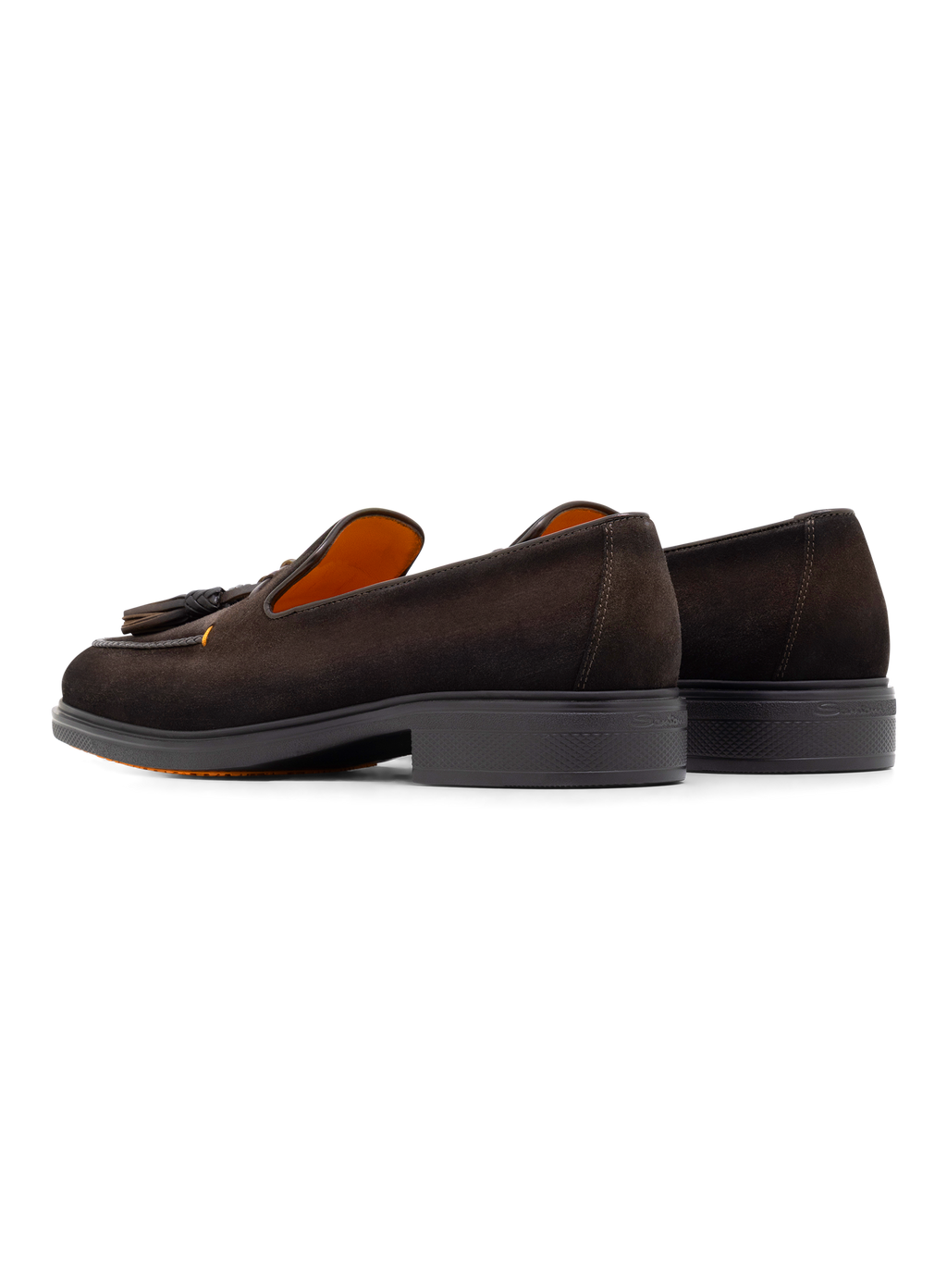 Tassel loafers van suède met gevlochten details | D.Bruin