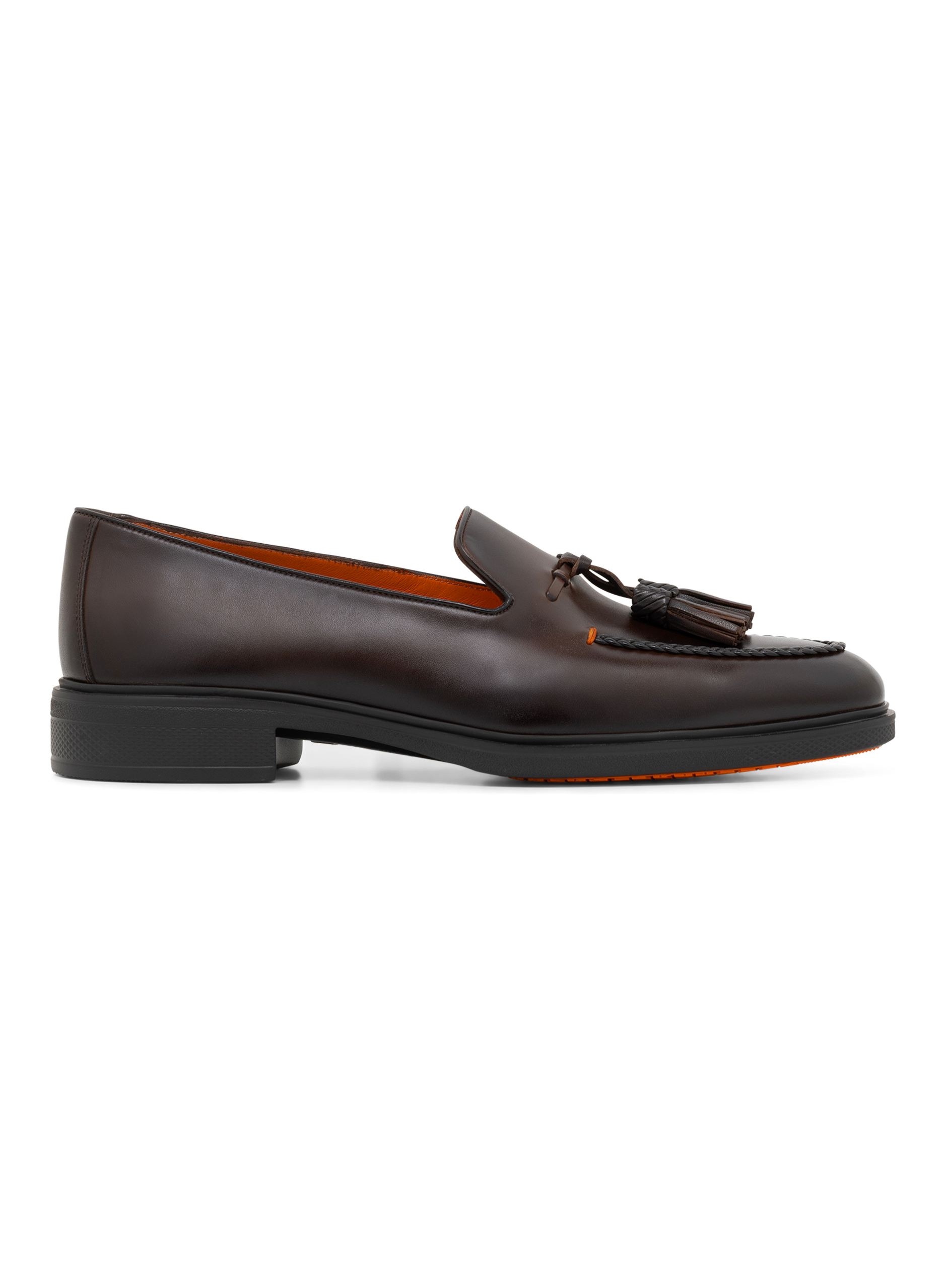 Tassel loafers van leer | Bruin