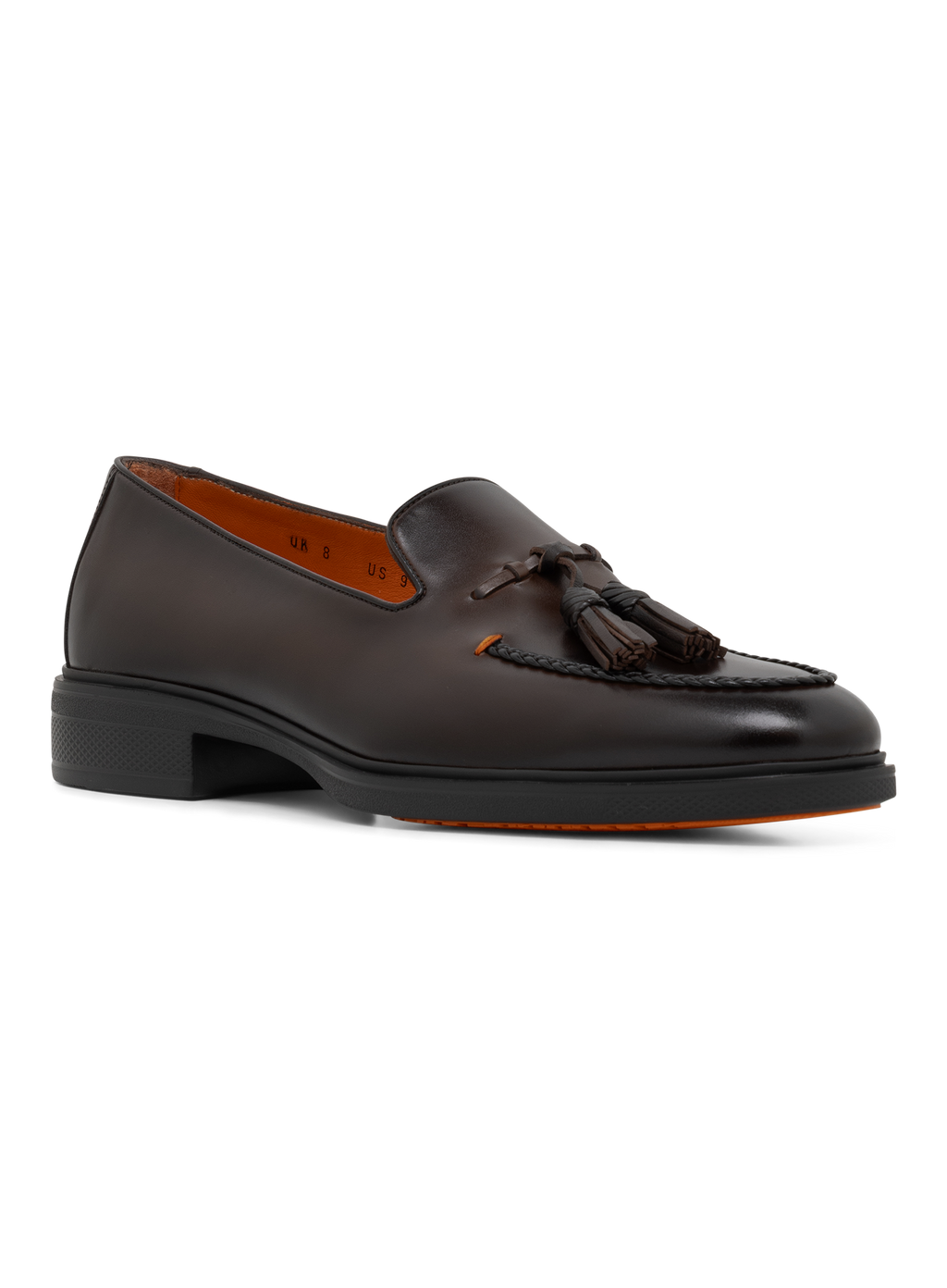 Tassel loafers van leer | Bruin