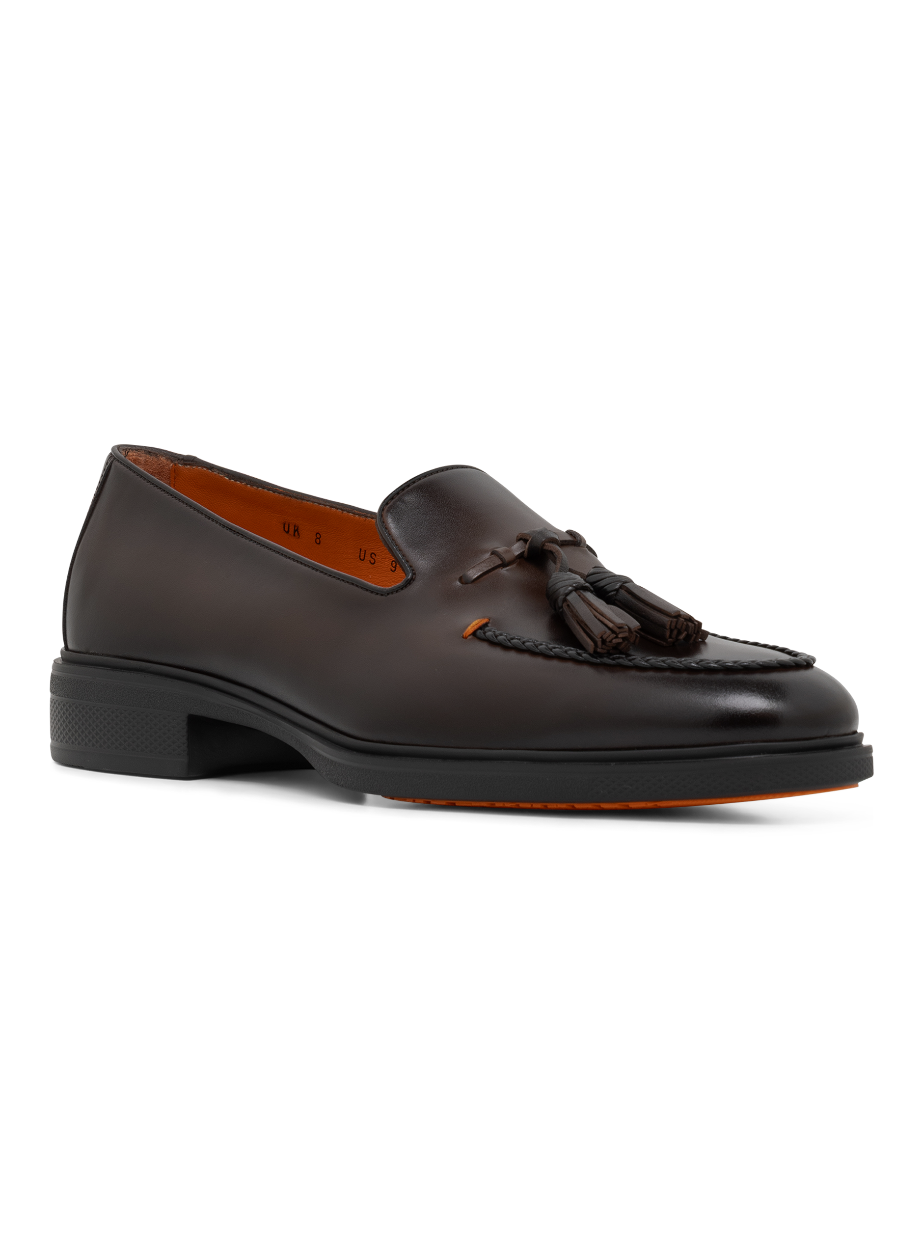 Tassel loafers van leer | Bruin