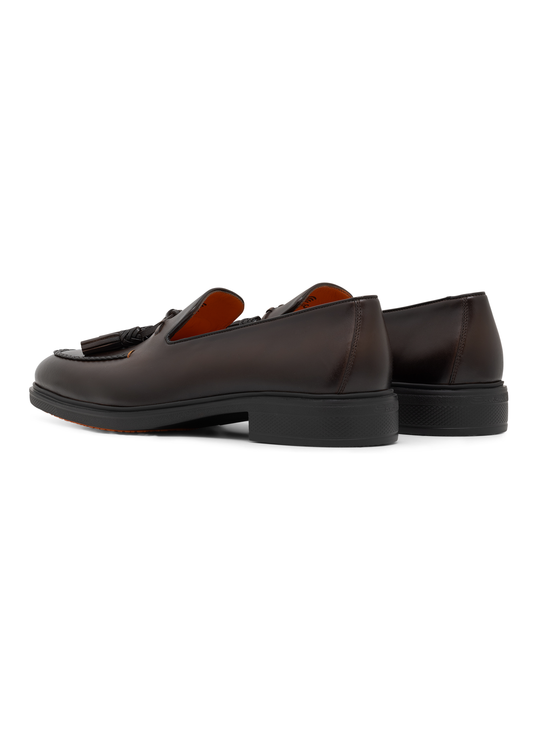 Tassel loafers van leer | Bruin