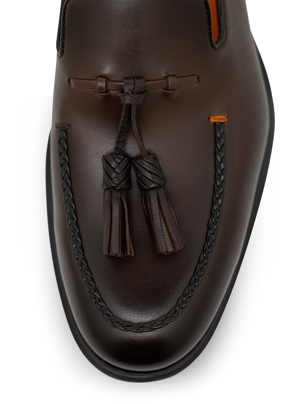 Tassel loafers van leer | FULL_WIDTH | Bruin