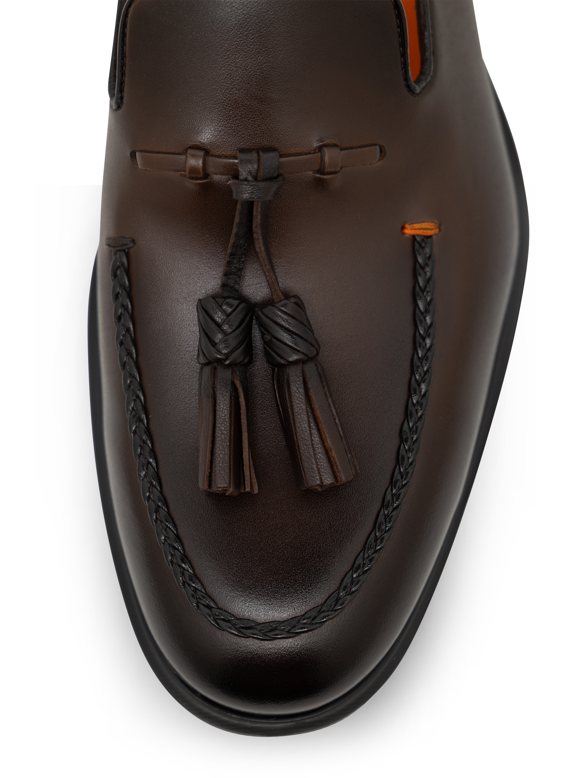 Tassel loafers van leer | FULL_WIDTH | Bruin