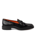 Tassel loafers van leer | Zwart