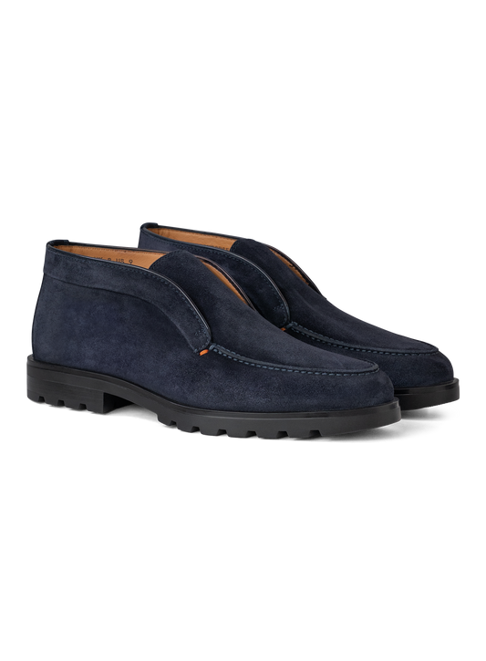 Detroit rock desert suede loafers