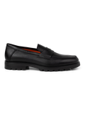 Penny loafers in leer | Zwart