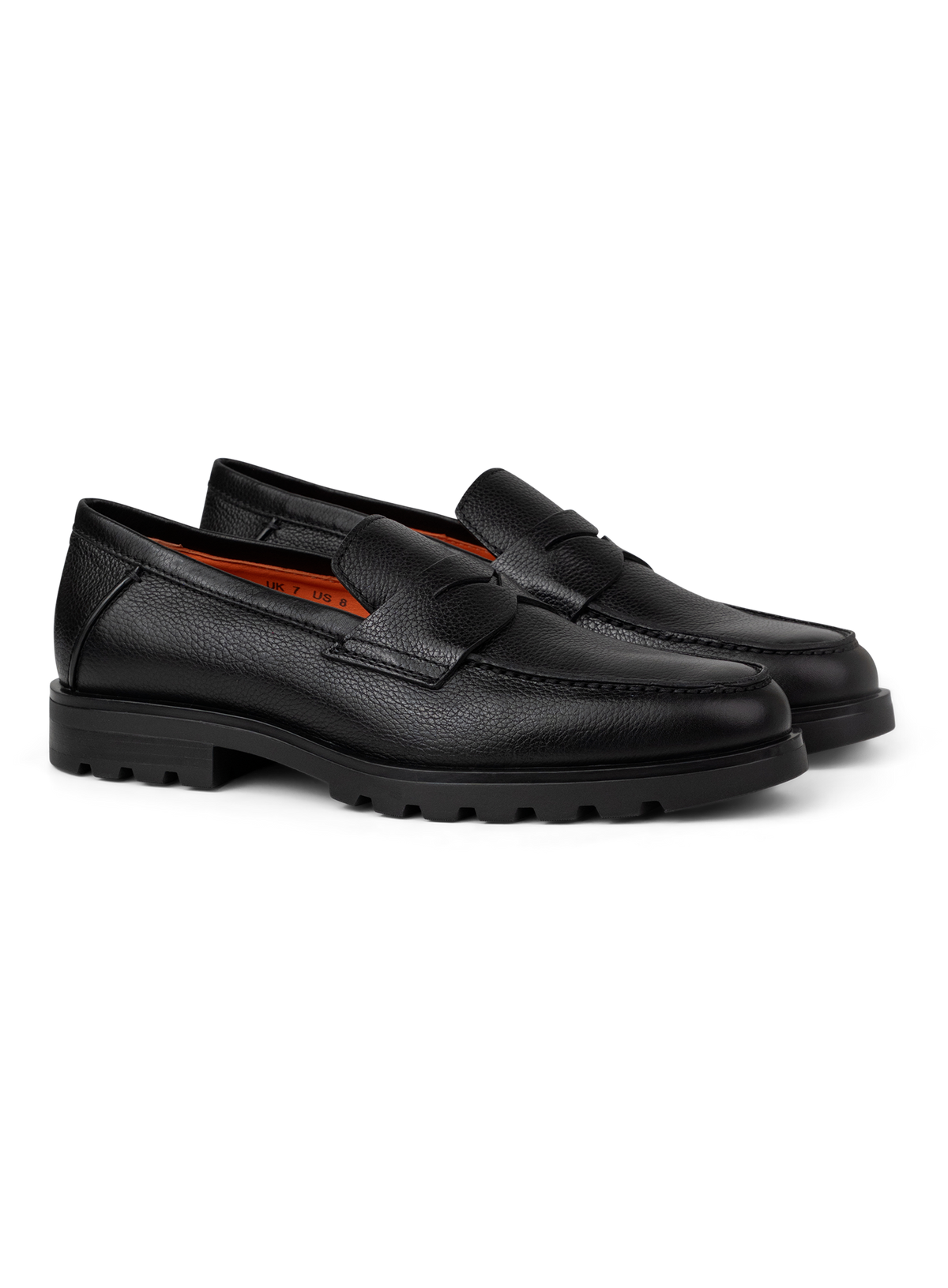 Penny loafers in leer | Zwart