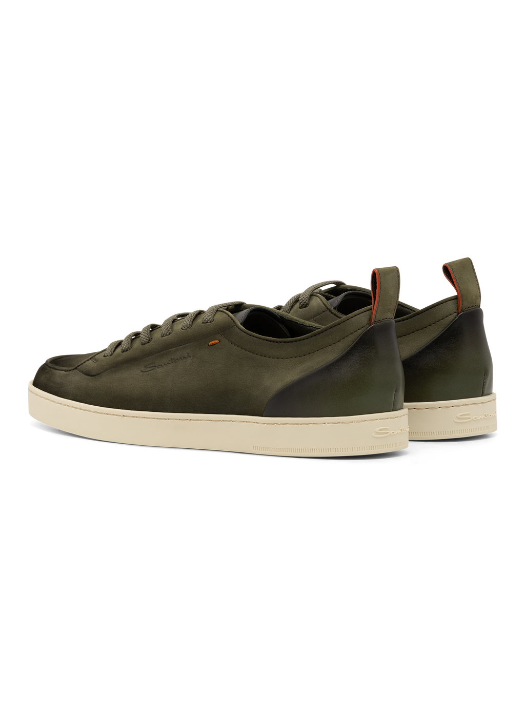 Off Duty sneakers van nubuckleer | Groen