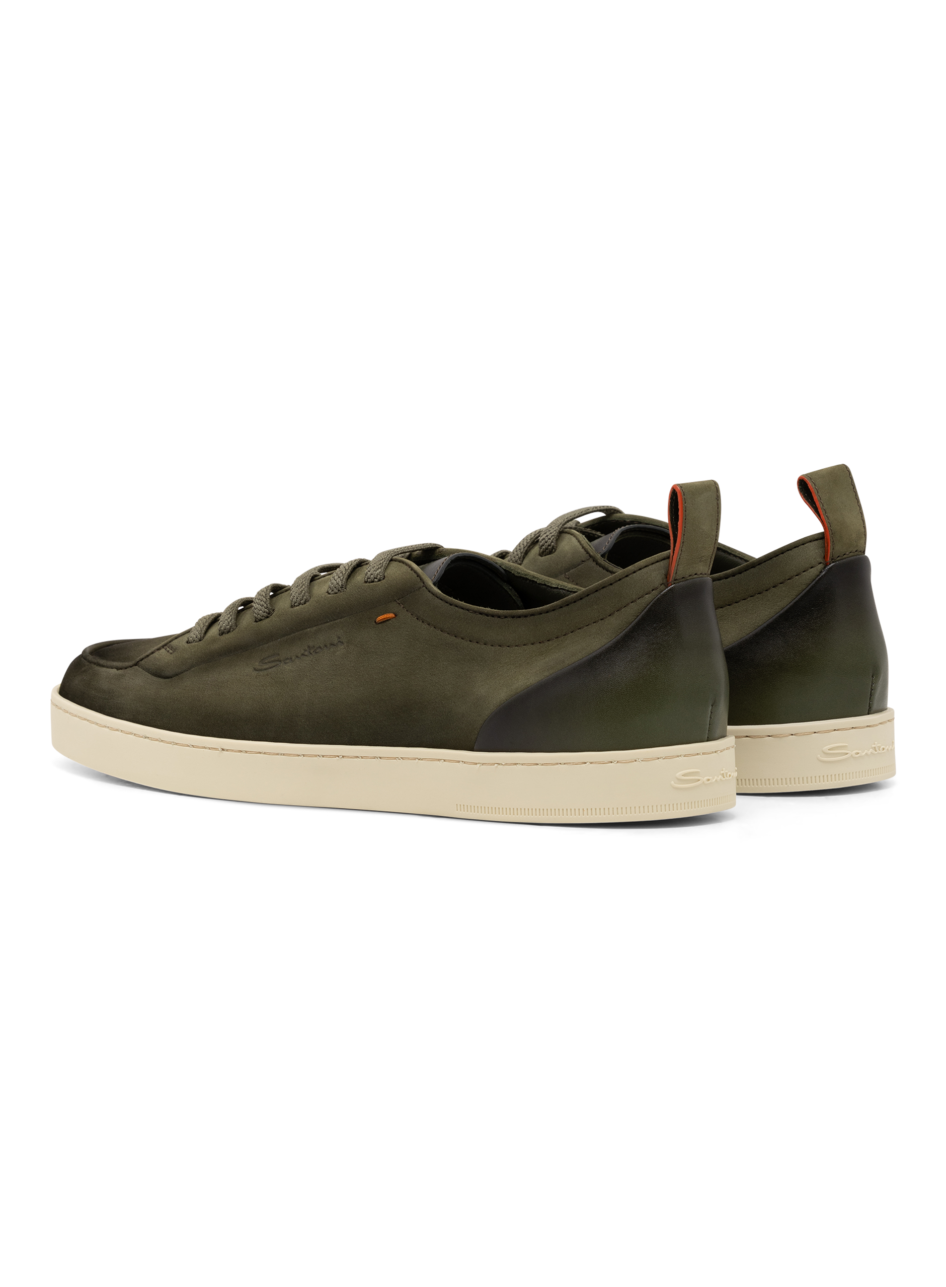 Off Duty sneakers van nubuckleer | Groen