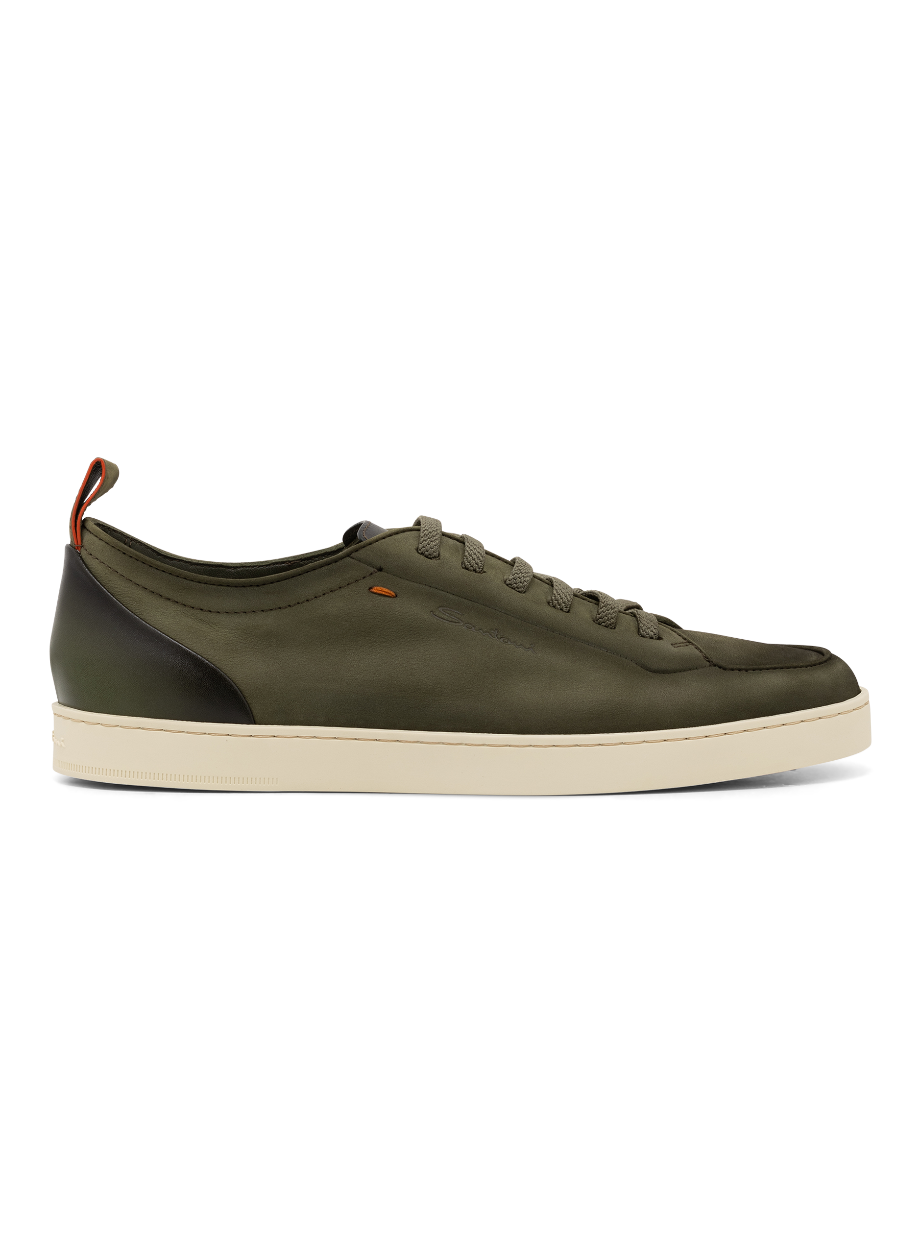 Off Duty sneakers van nubuckleer | Groen