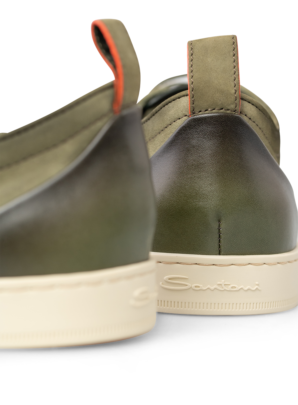 Off Duty sneakers van nubuckleer | FULL_WIDTH | Groen