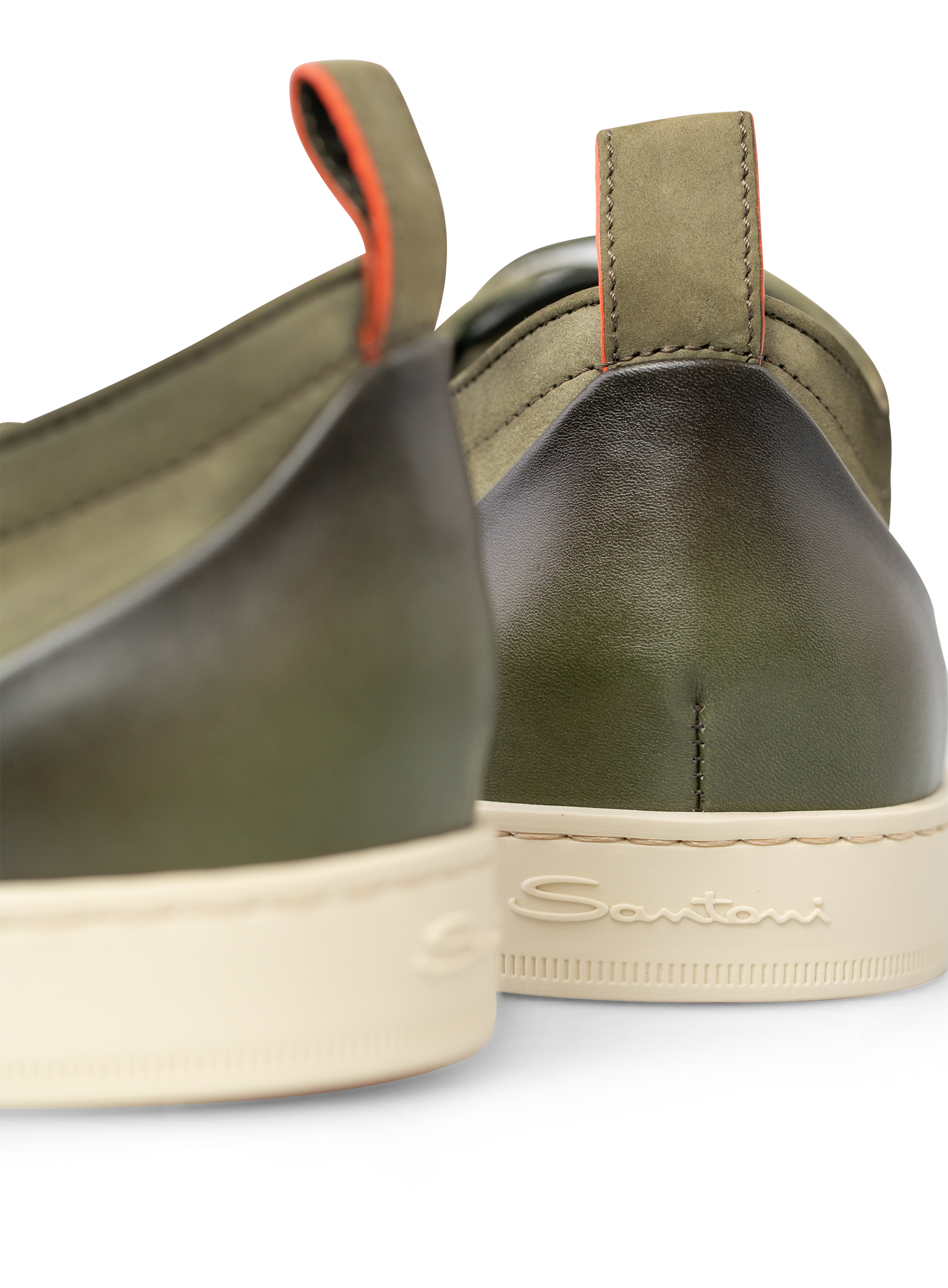Off Duty sneakers van nubuckleer | FULL_WIDTH | Groen