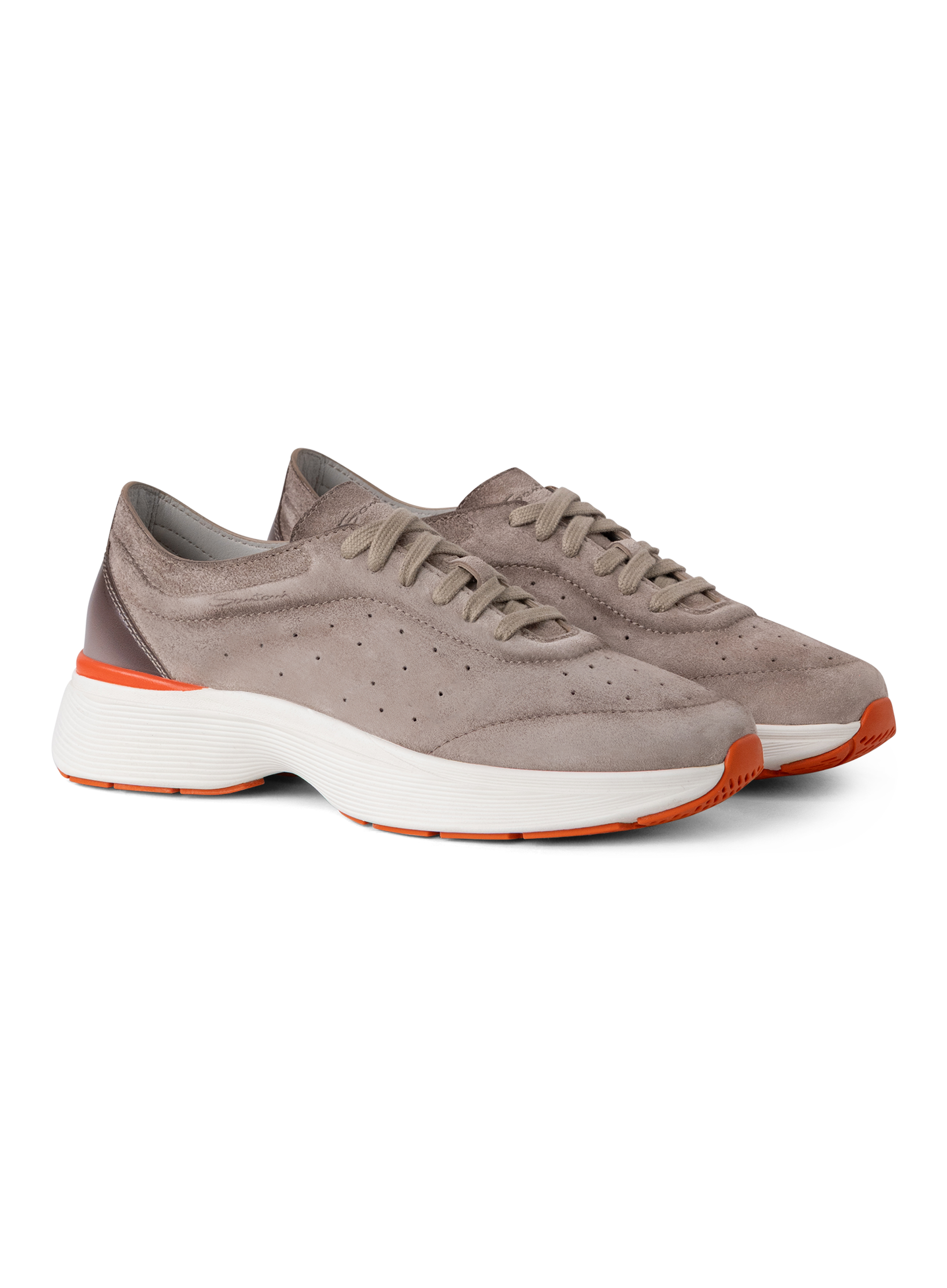 Easy bounce sneakers van suède | TAUPE
