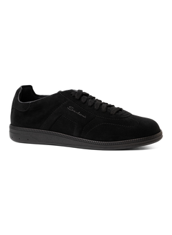 Sneakers uomo in camoscio | Zwart