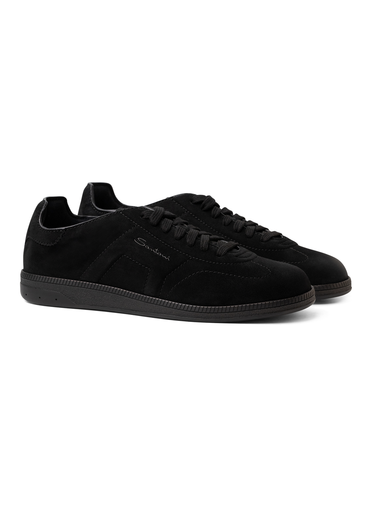 Sneakers in suède | Zwart