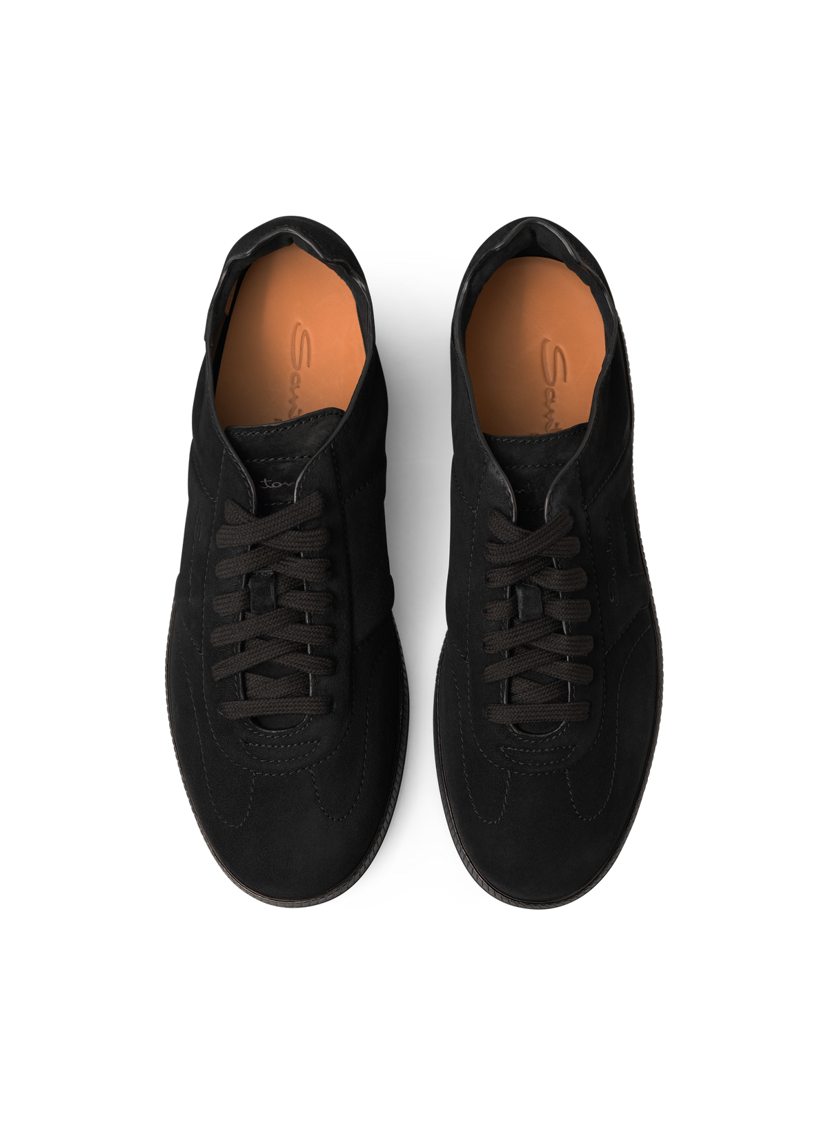 Sneakers in suède | Zwart