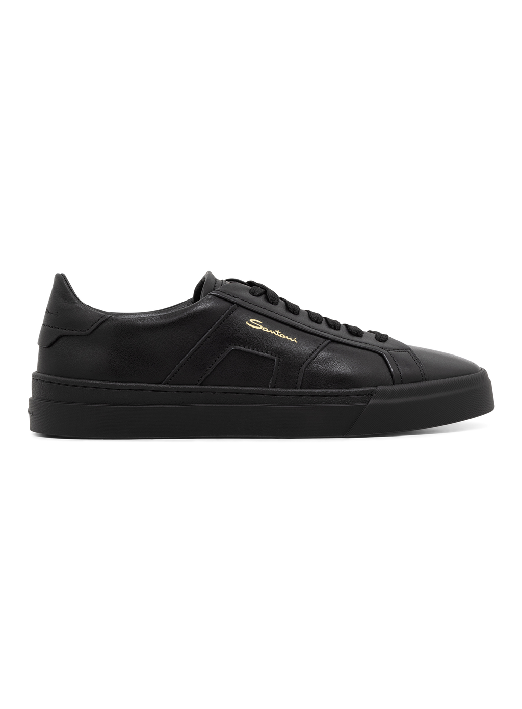 Sneakers van leer | Zwart