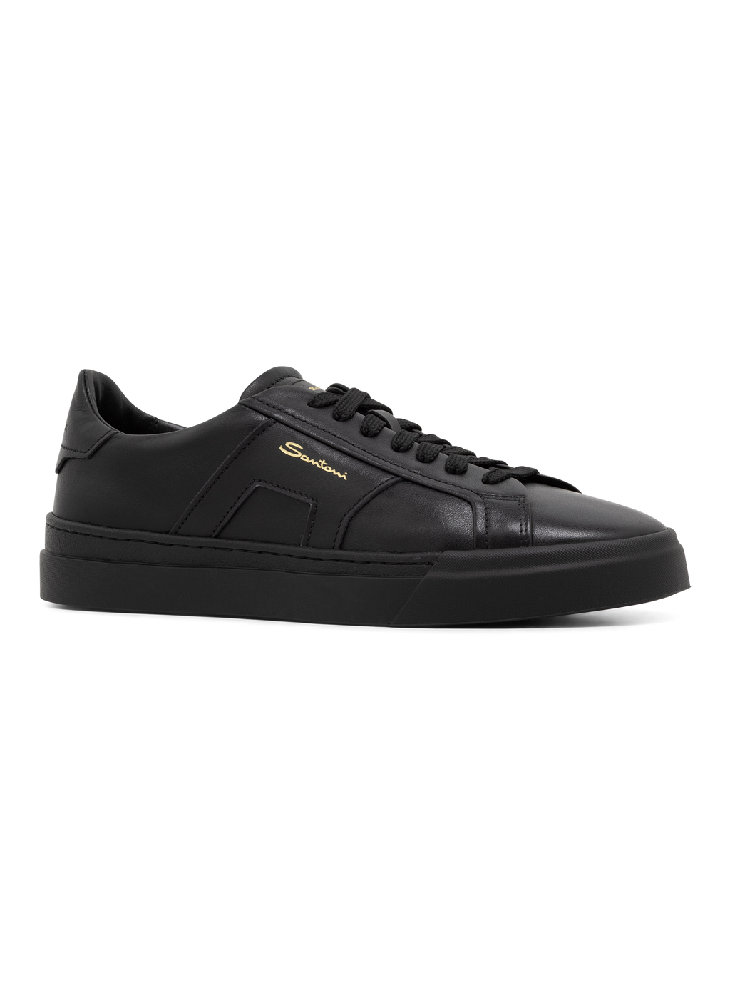 Sneakers van leer | Zwart