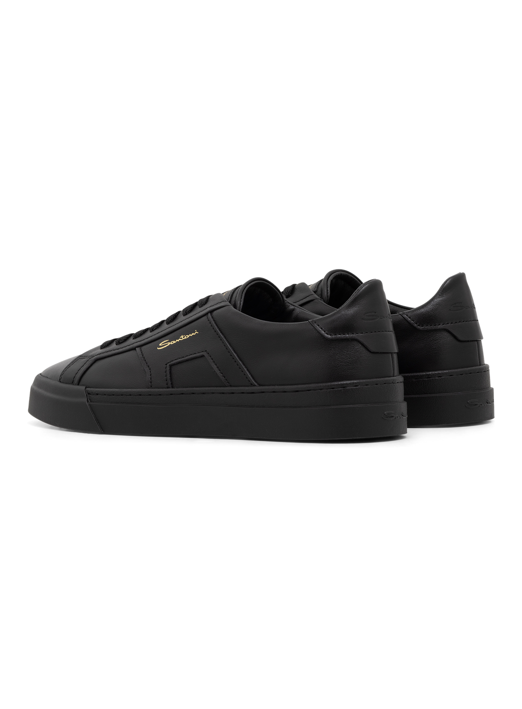 Sneakers van leer | Zwart