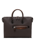 Laptoptas van leer met schouderriem | D.Bruin