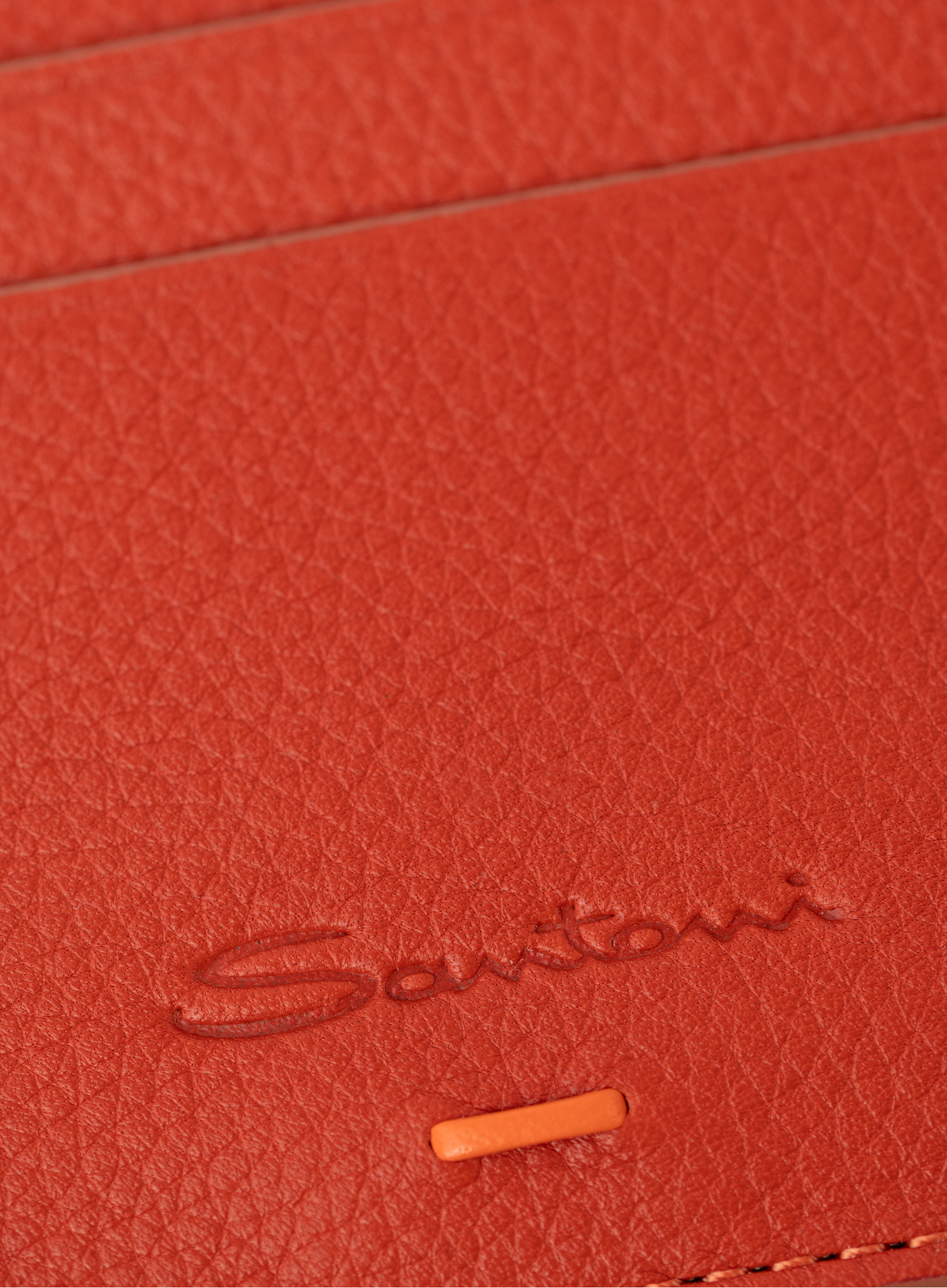 Card holder van leer | FULL_WIDTH | Oranje