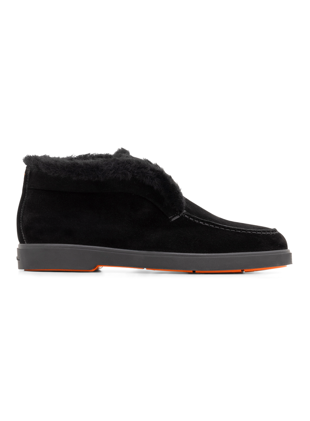 Lammy loafers in suède | Zwart