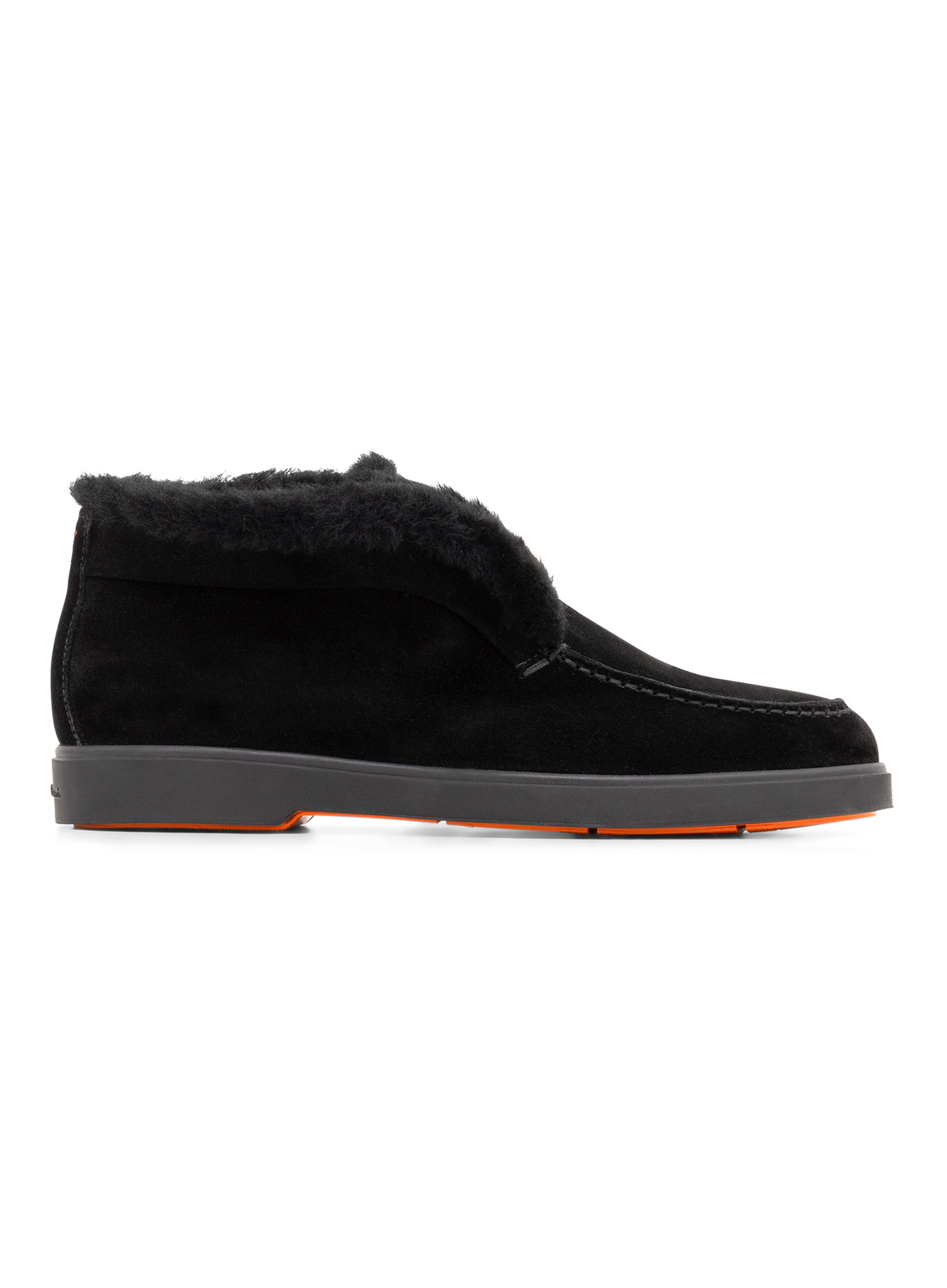 Lammy loafers in suède | Zwart