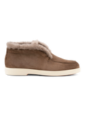 Lammy loafers in suède | Bruin