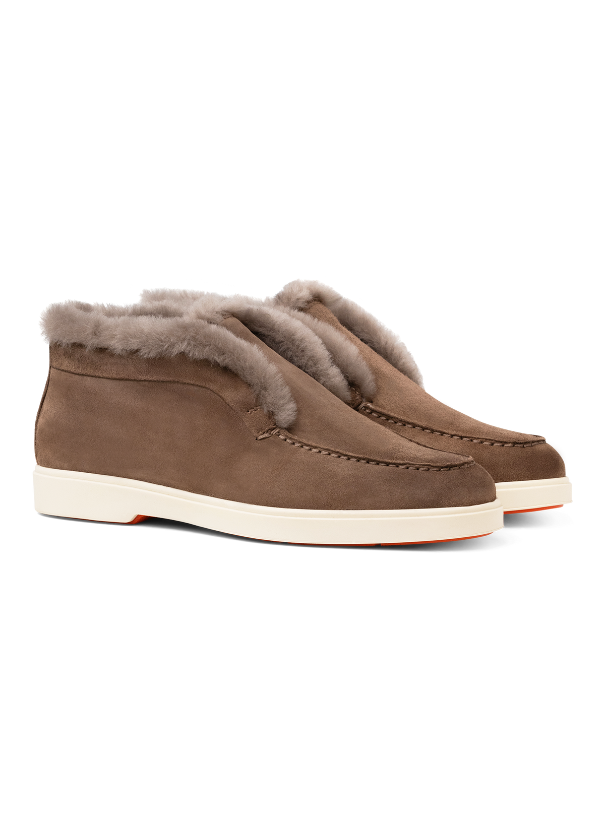 Lammy loafers in suède | Bruin