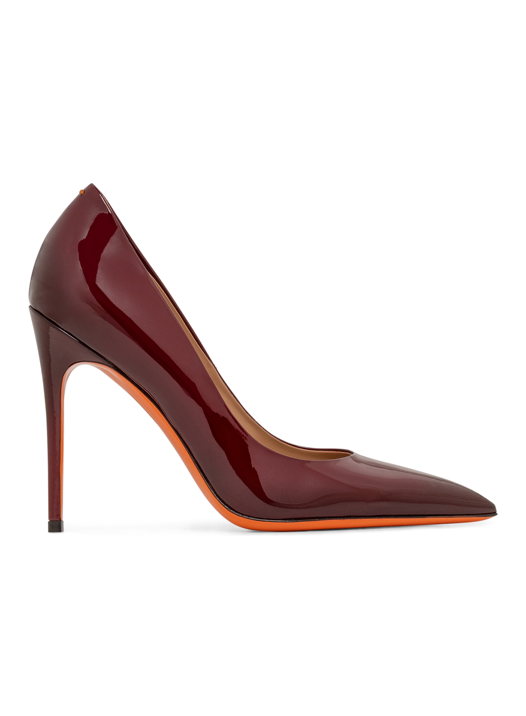 Pumps van lakleer met hoge hak | Rood
