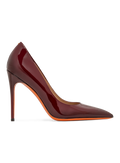 Pumps van lakleer met hoge hak | Rood
