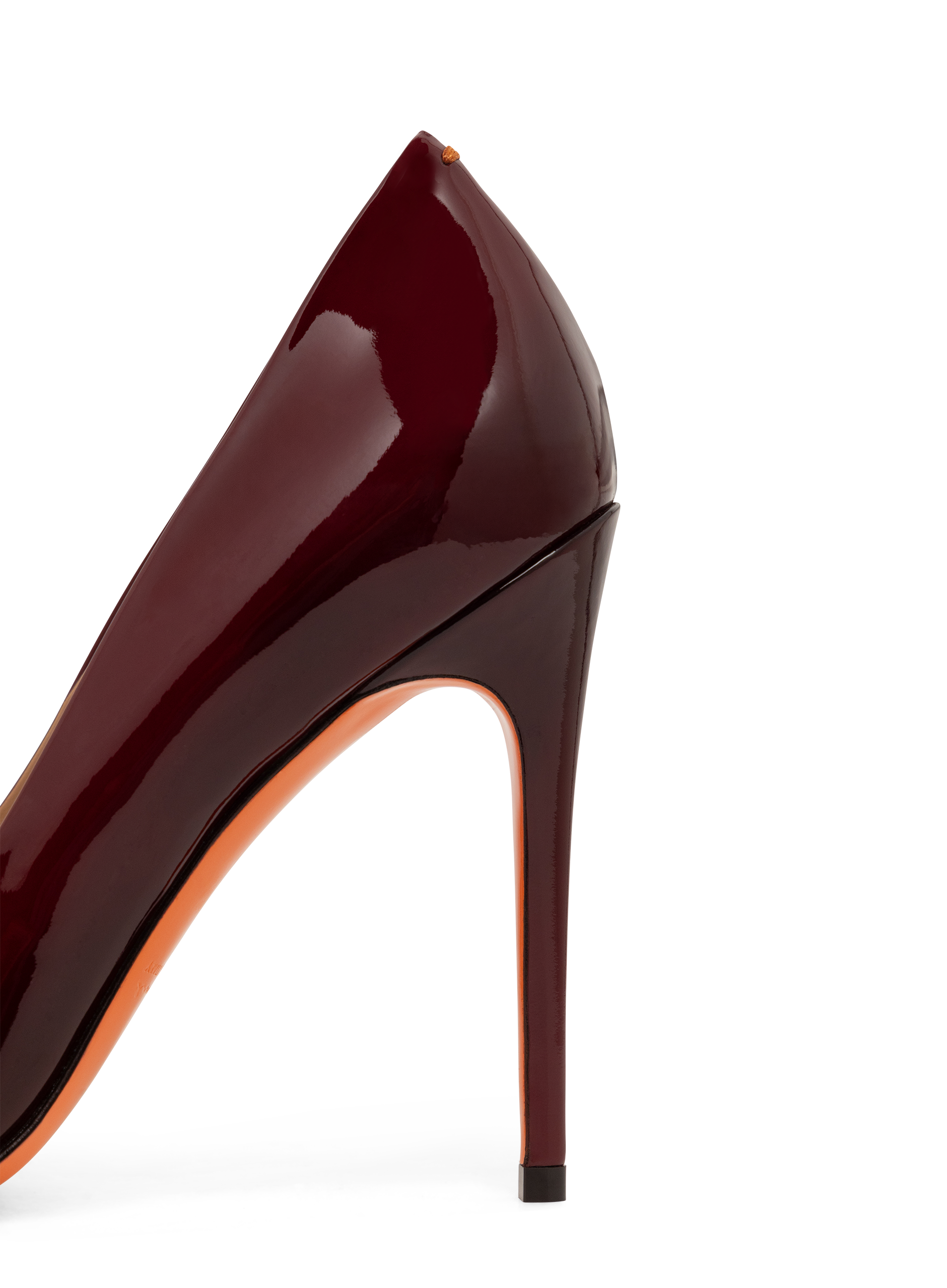 Pumps van lakleer met hoge hak | FULL_WIDTH | Rood