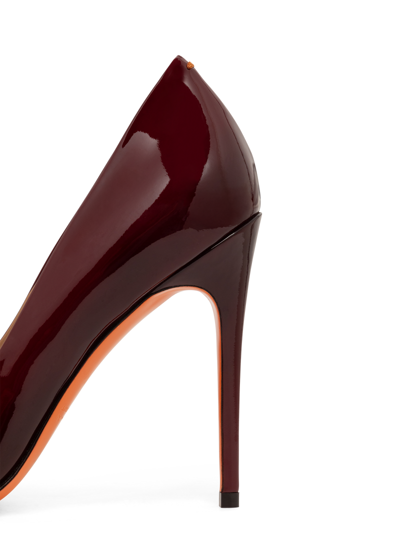 Pumps van lakleer met hoge hak | FULL_WIDTH | Rood
