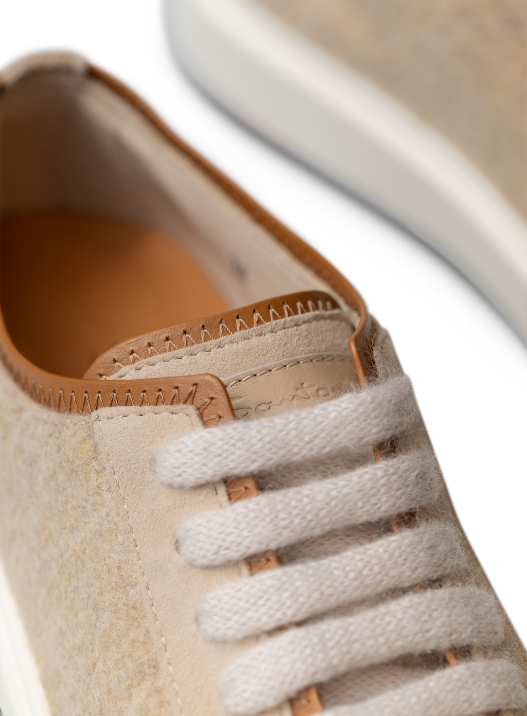 Sneakers in suède wol leer | FULL_WIDTH | Beige