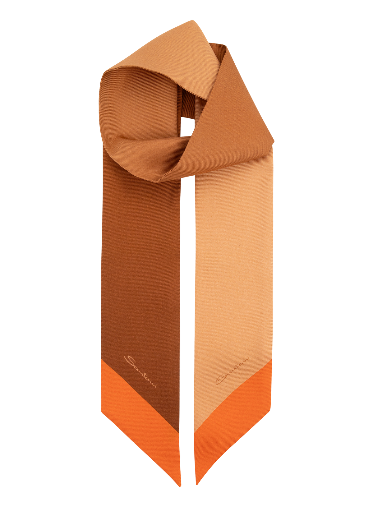 Bandeau in zijde | Oranje