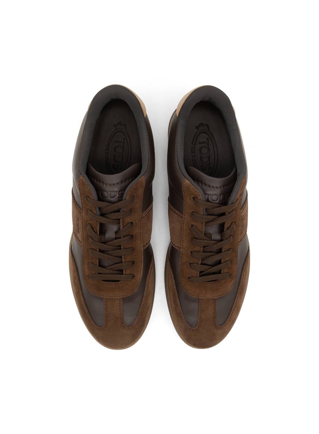 Sneakers in leer | D.Bruin