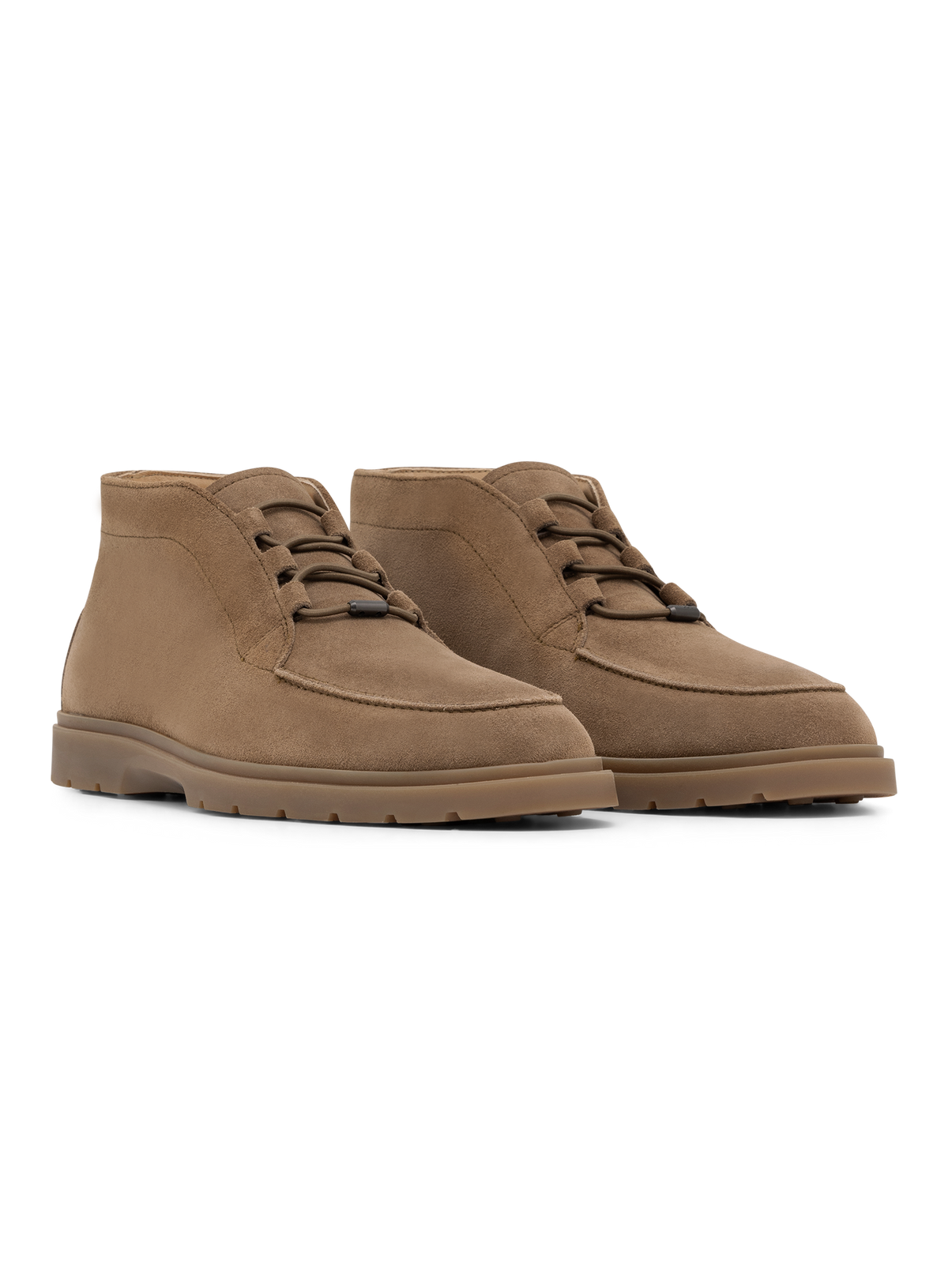 Desert boots in suède | Beige-Bruin