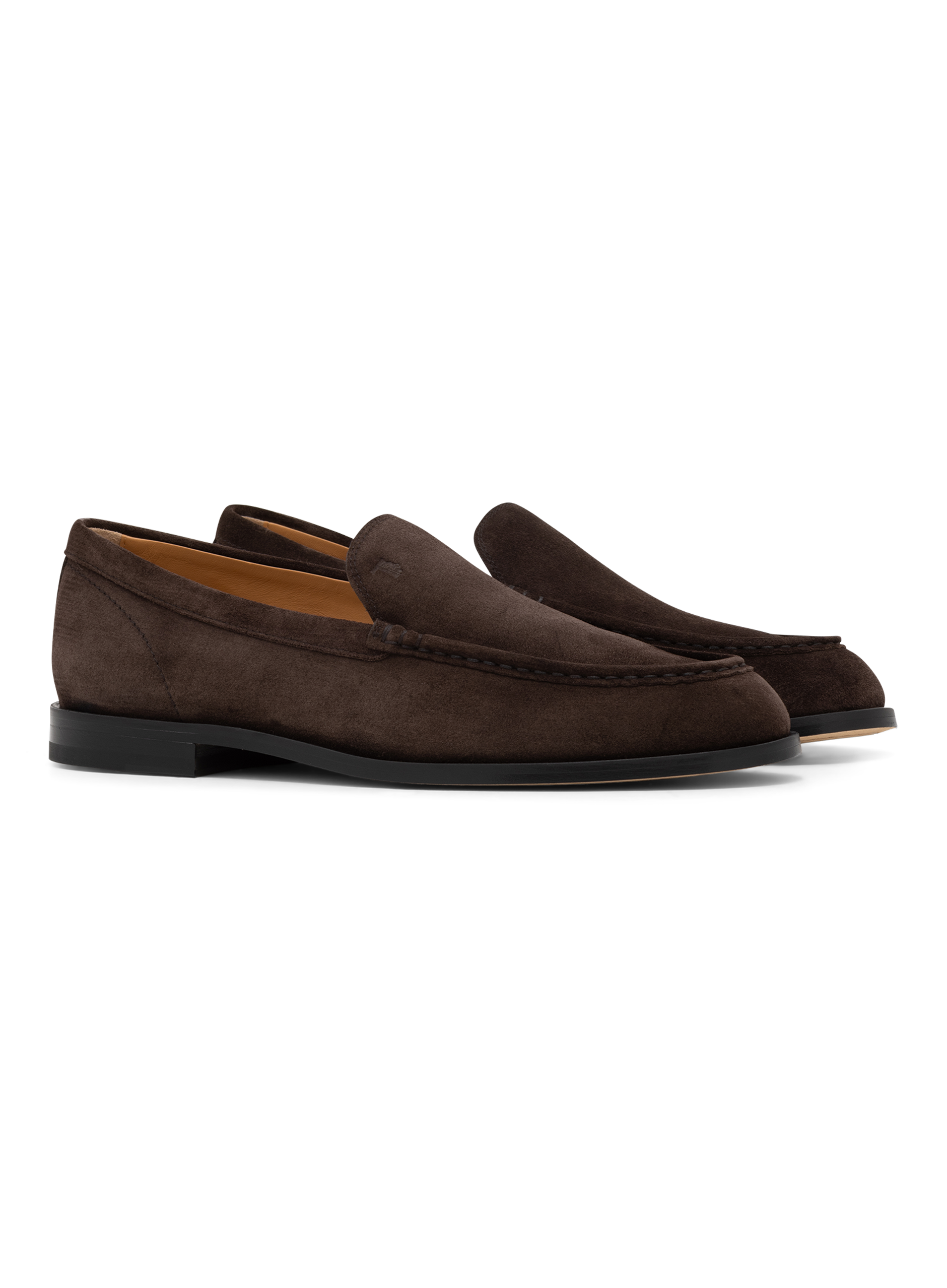 Slipper loafers van kalfssuède | D.Bruin