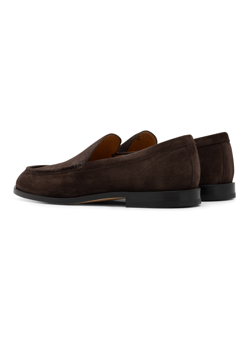 Slipper loafers van kalfssuède | D.Bruin