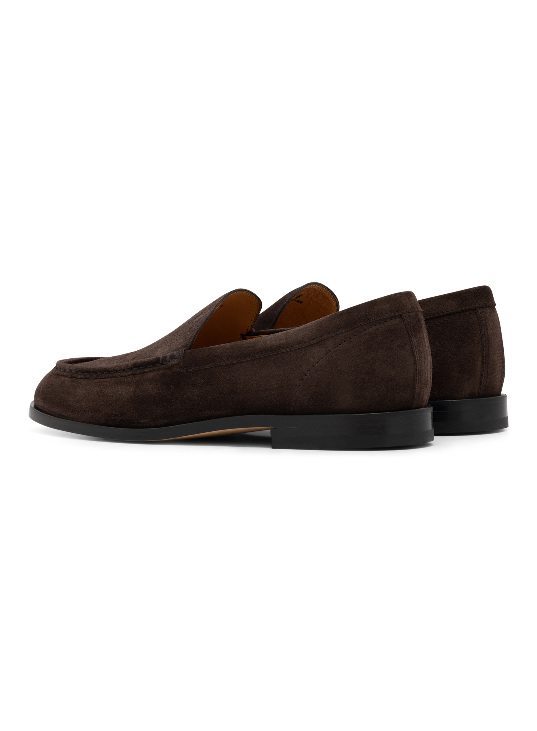 Slipper loafers van kalfssuède | D.Bruin