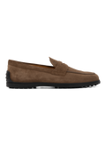 Penny loafers van suède | Beige-Bruin