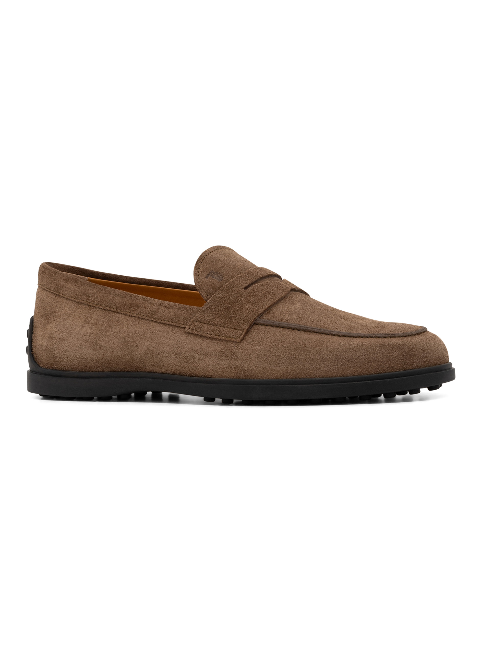 Penny loafers van suède | Beige-Bruin